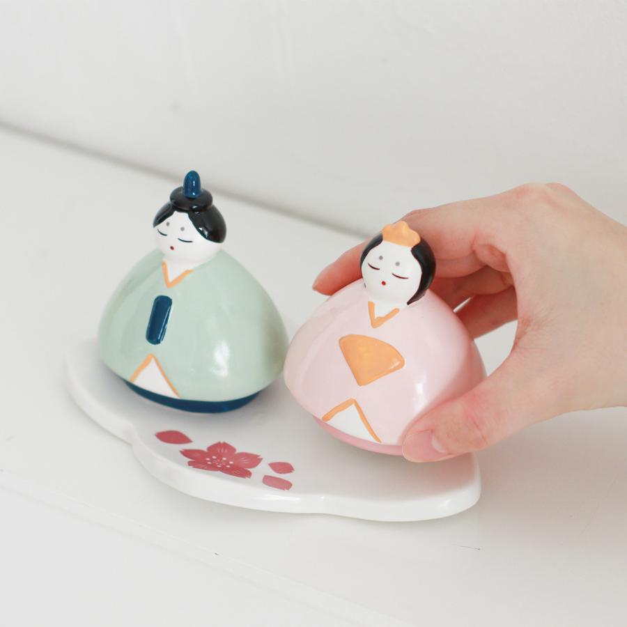 ひなまつり オブジェ 雛人形 ひな人形 おひなさま お雛様 磁器 和風