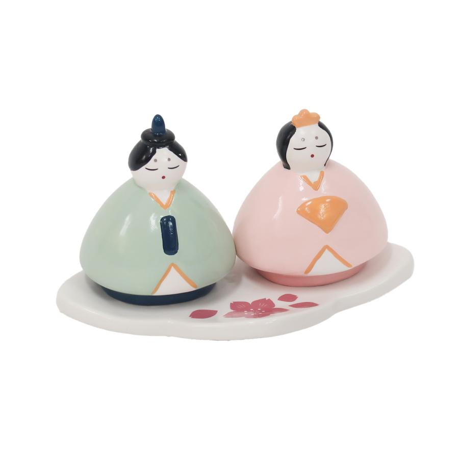 ひなまつり オブジェ 雛人形 ひな人形 おひなさま お雛様 磁器 和風