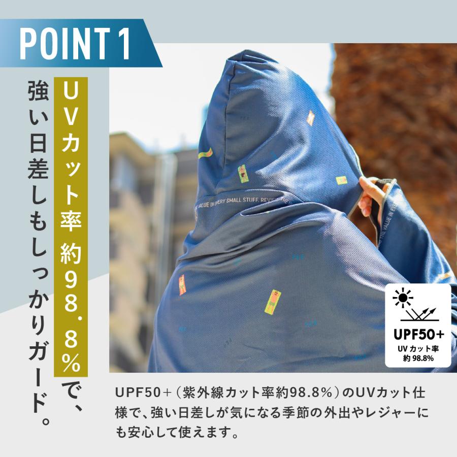 POST GENERAL 公式 日除け タオル 吸水速乾 熱中症対策 UVカット