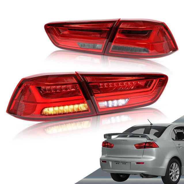 ランサーエボリューションX LEDテールライト 赤 スモークレンズ 三菱（MITSUBISHI） LED テールライト ランサーエボリューション