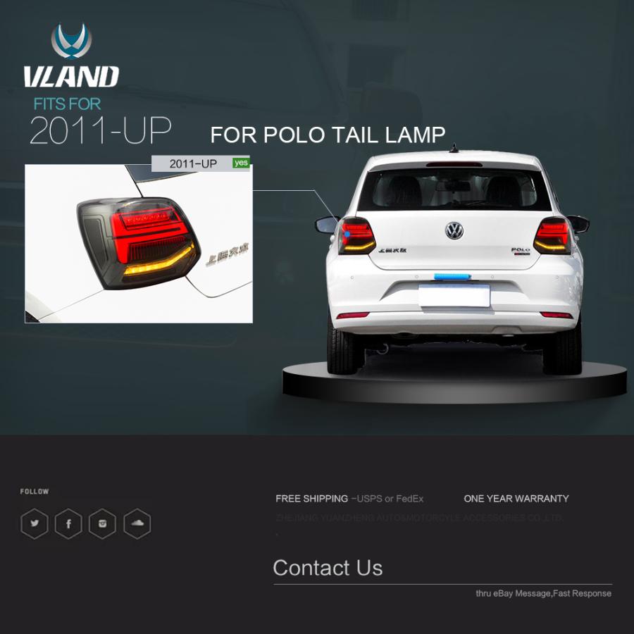 フォルクスワーゲン（Volkswagen） LED テールライト ポロ 6R