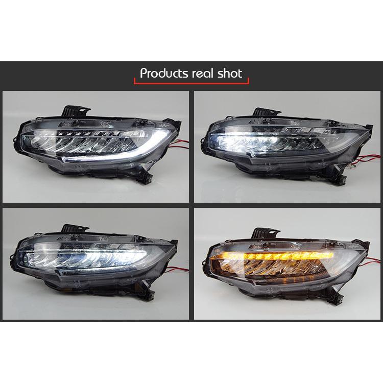 シビック FK8 FK7 FC1 LED ヘッドライト 左右 ヘッドランプ