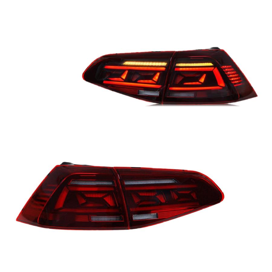 フォルクスワーゲン ゴルフ7 後期風テール シーケンシャルウィンカー フォルクスワーゲン（Volkswagen） ゴルフ7 GOLF7.5 5G 後期 LED