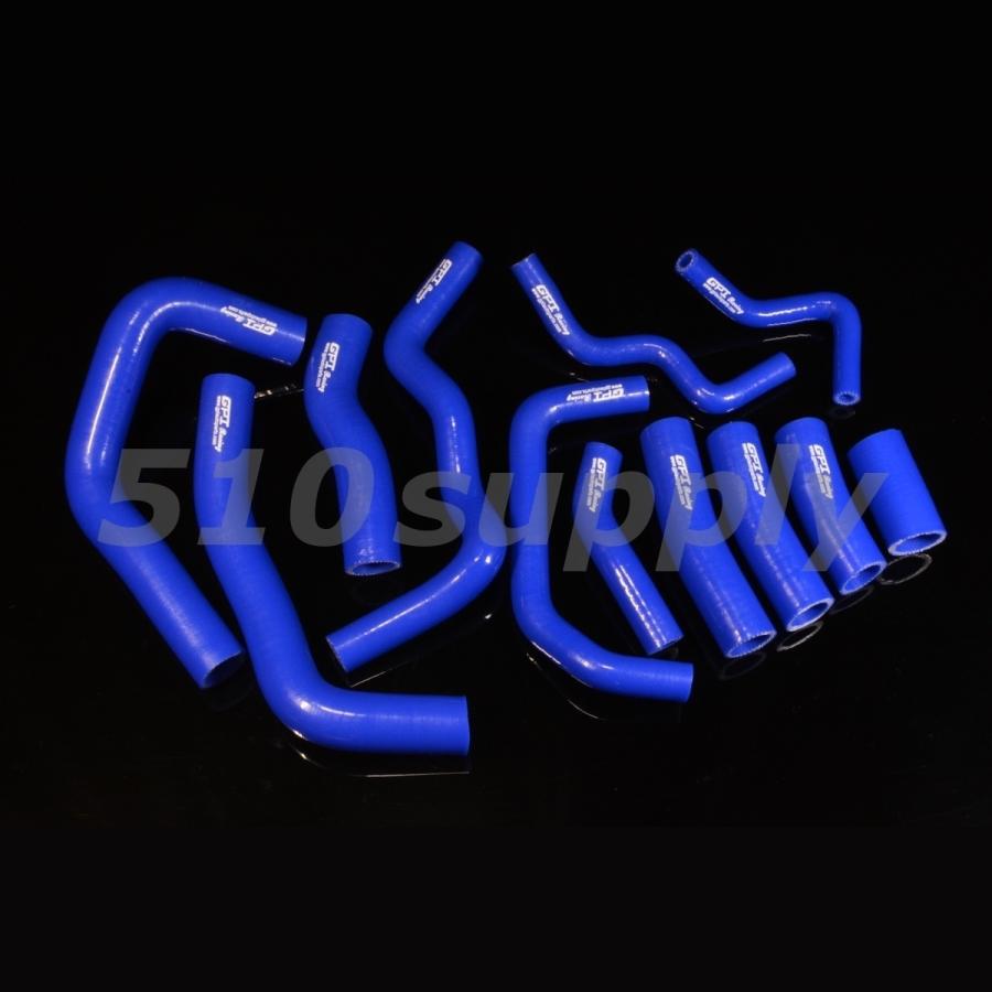 ホンダ CBR1000RR sc57シリコンラジエターホースブルー04～07