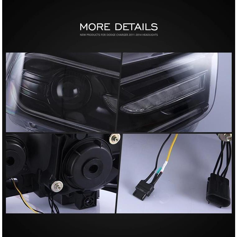 ダッジ（DODGE） ヘッドライト チャージャー LD '11-'14 LED クリア