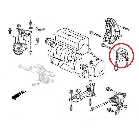 ホンダ エンジンマウントセット EP3 シビック DC5 インテグラ タイプR