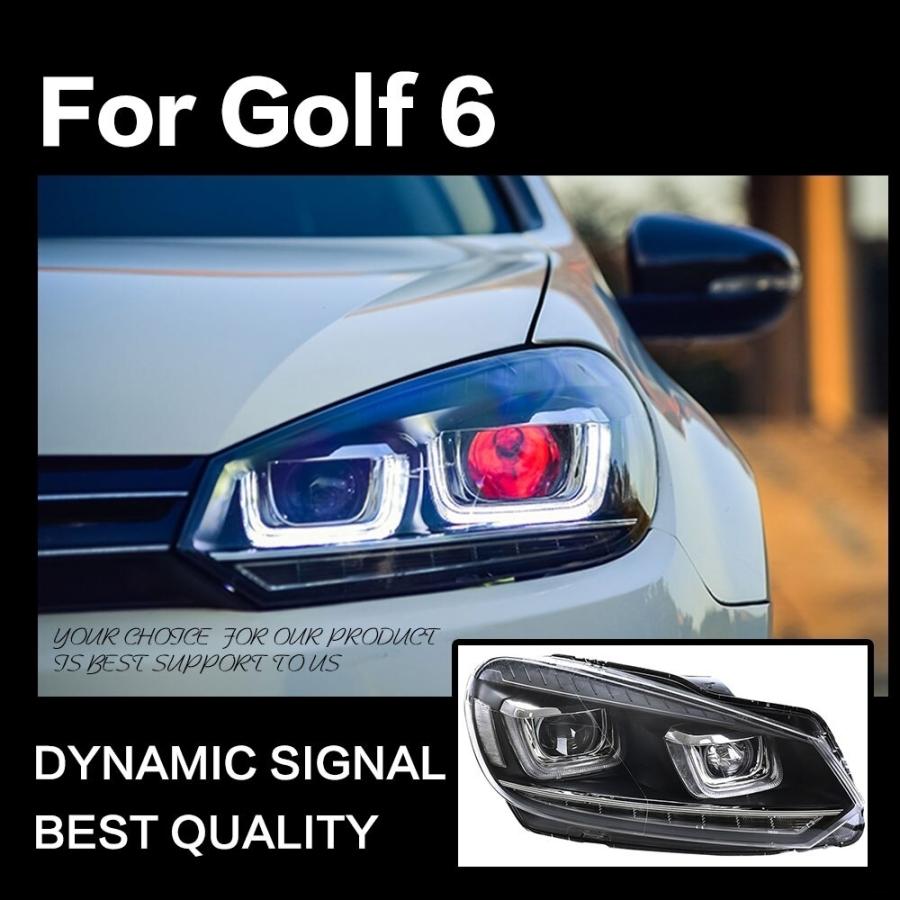 フォルクスワーゲン ゴルフ6 GOLF6 5K LED ヘッドライト 左右 フォルクスワーゲン ゴルフ6 GOLF6 5K LED ヘッドライト 左右
