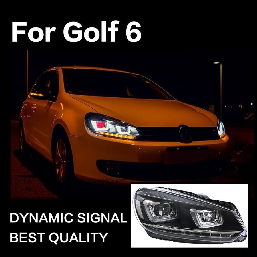 フォルクスワーゲン ゴルフ6 GOLF6 5K LED ヘッドライト 左右 フォルクスワーゲン ゴルフ6 GOLF6 5K LED ヘッドライト 左右