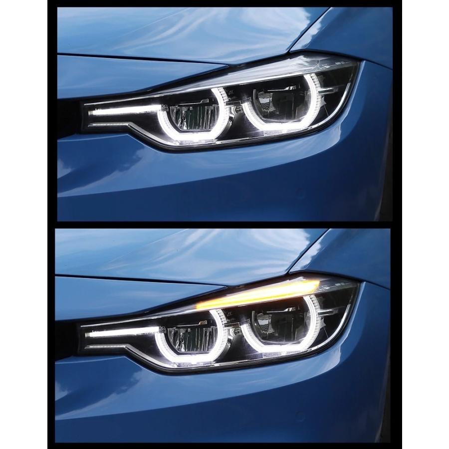 ヘッドライト BMW F30 F35 3シリーズ 320i LED '13-'15 タイプC クリア AKDの画像