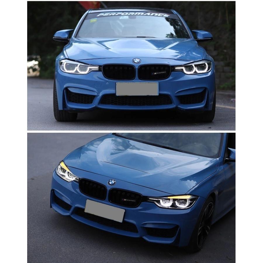 ヘッドライト BMW F30 F35 3シリーズ 320i LED '13-'15 タイプC クリア AKDの画像