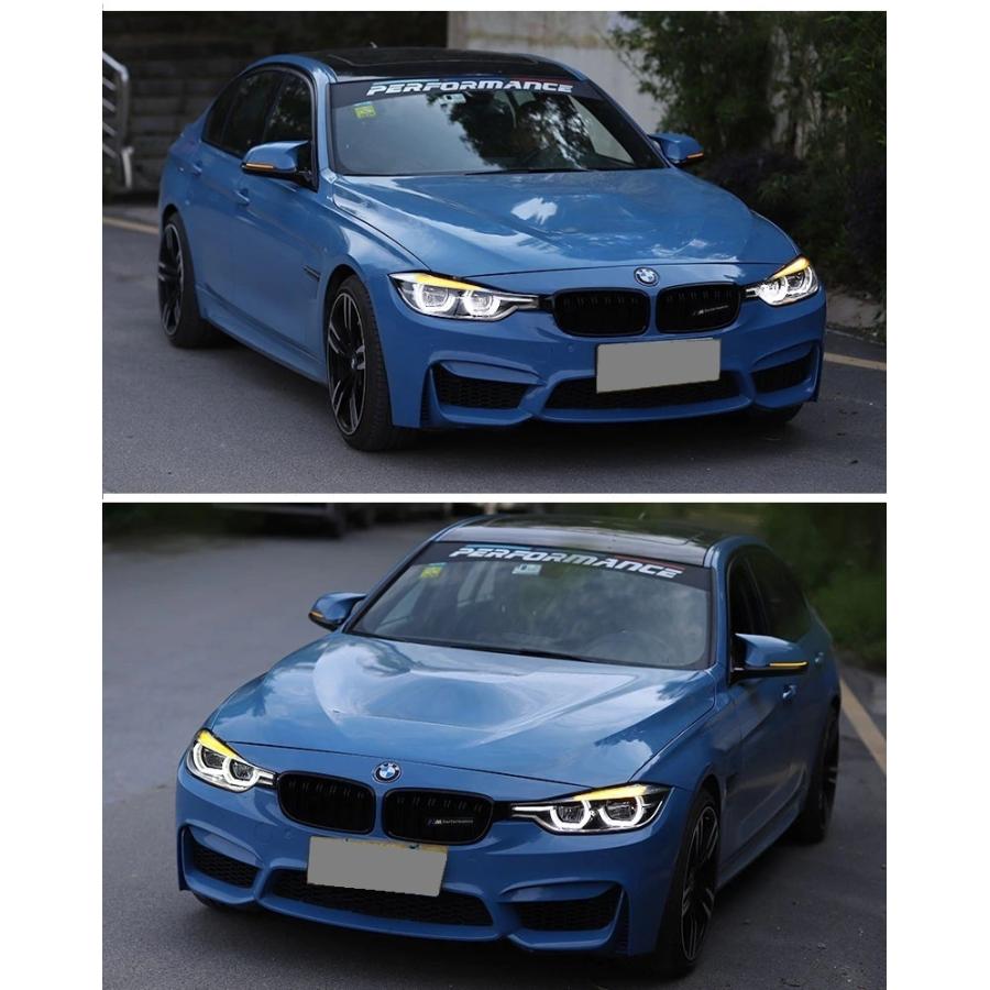 ヘッドライト BMW F30 F35 3シリーズ 320i LED '13-'15 タイプC クリア AKDの画像