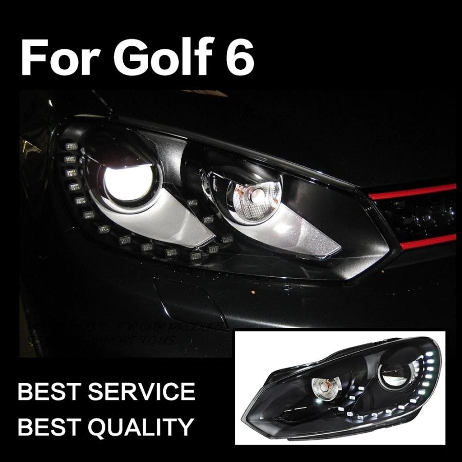 ヘッドライト フォルクスワーゲン ゴルフ6 Mk6 5K GOLF LED ヘッド