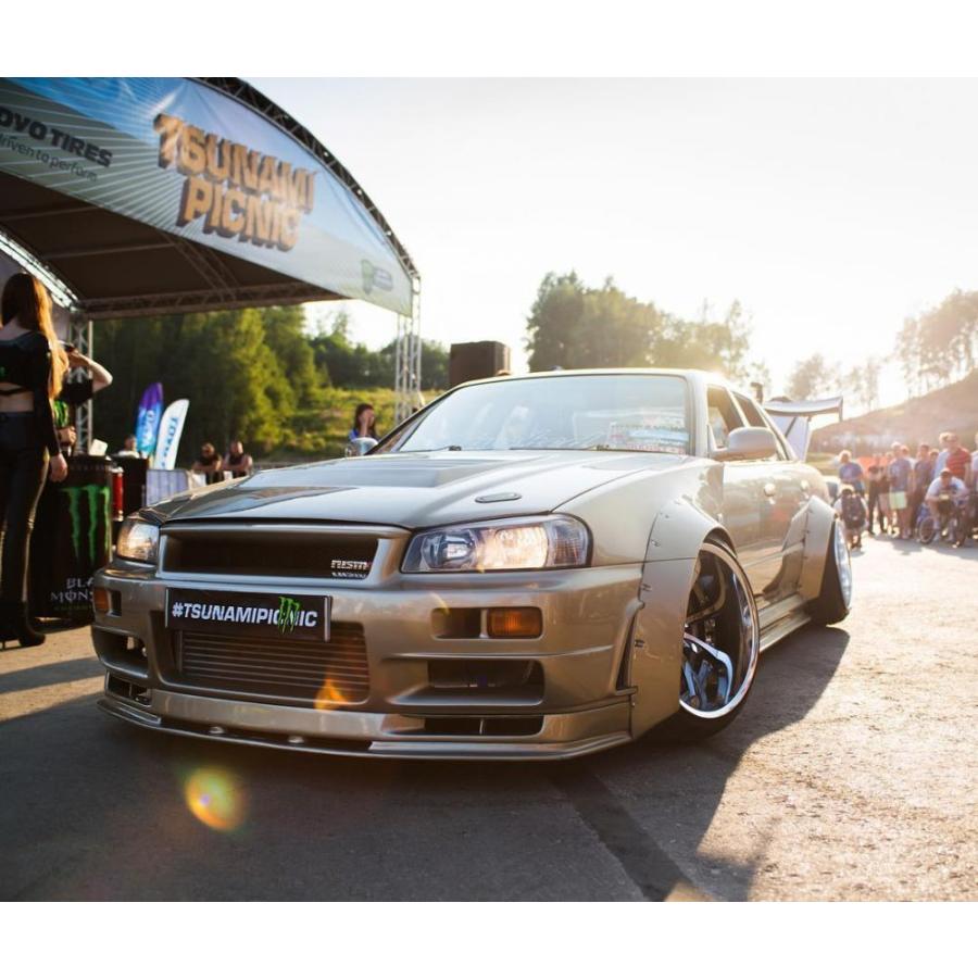 日産 オーバーフェンダー スカイライン ER34 40mm ABS製 左右2枚