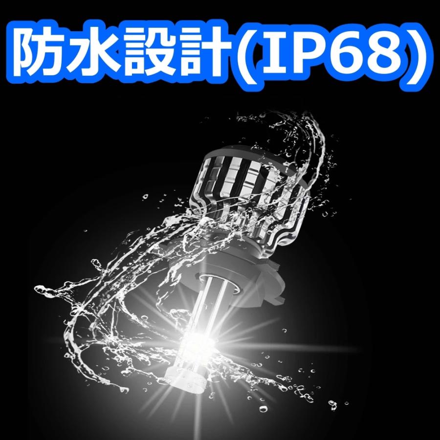 ヘッドライトバルブ ロービーム セレナ C26 日産 H22.11〜H25.11 4面 LED 9006(HB4) 6000K 12000lm ZDATT製｜510supply2｜08