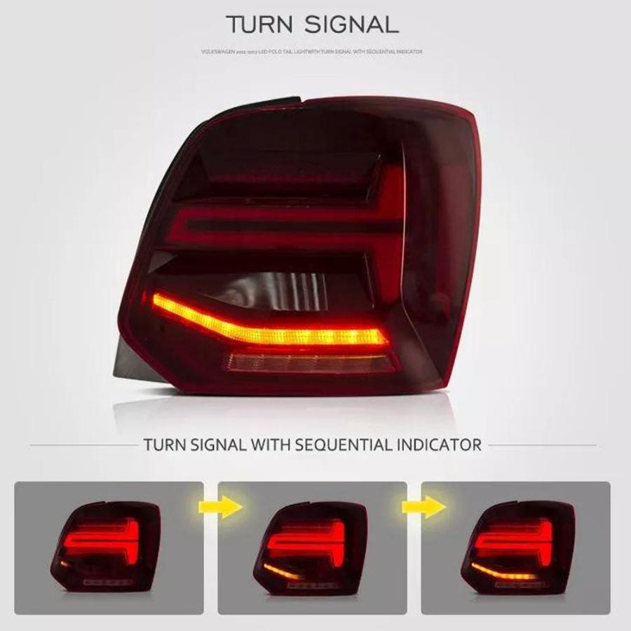 LED テールライト ポロ 6R フォルクスワーゲン シーケンシャル 