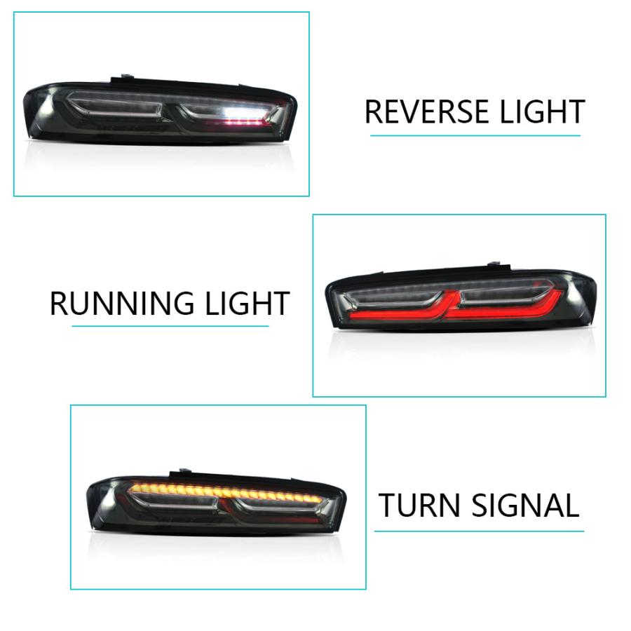 シボレー（CHEVROLET） LED テールライト カマロ 16-18 シーケンシャル