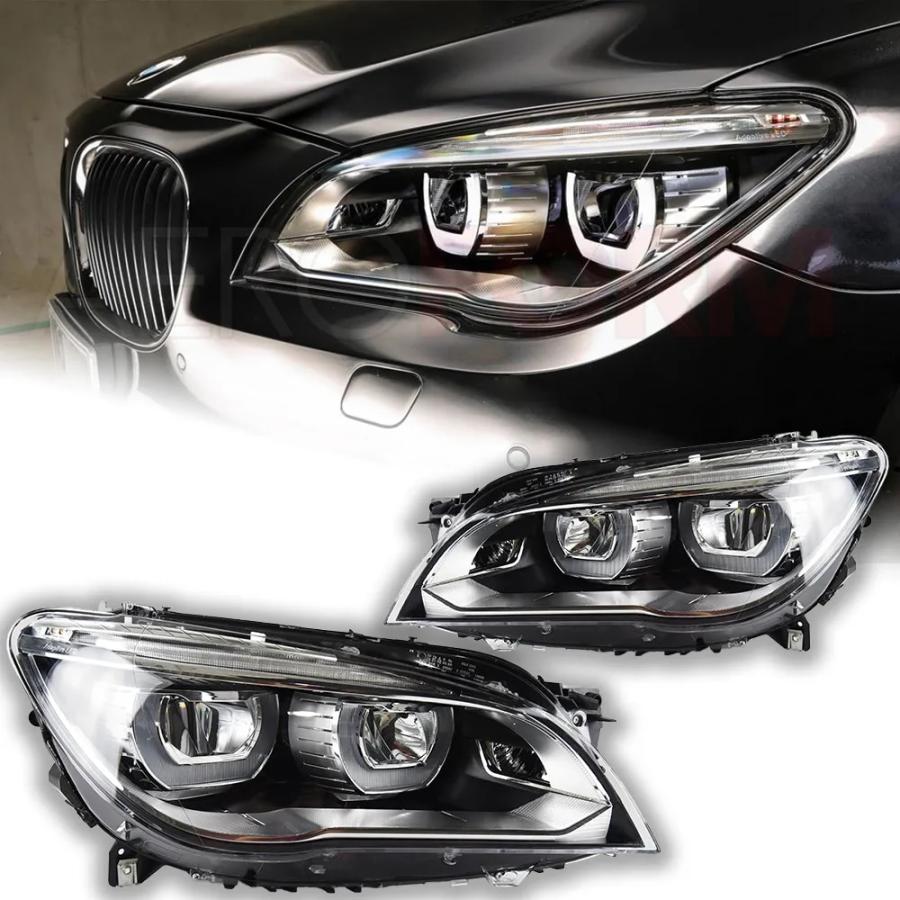 BMW LED ヘッドライト ヘッドランプ 7シリーズ F01 F02 前期 09-12 BMW