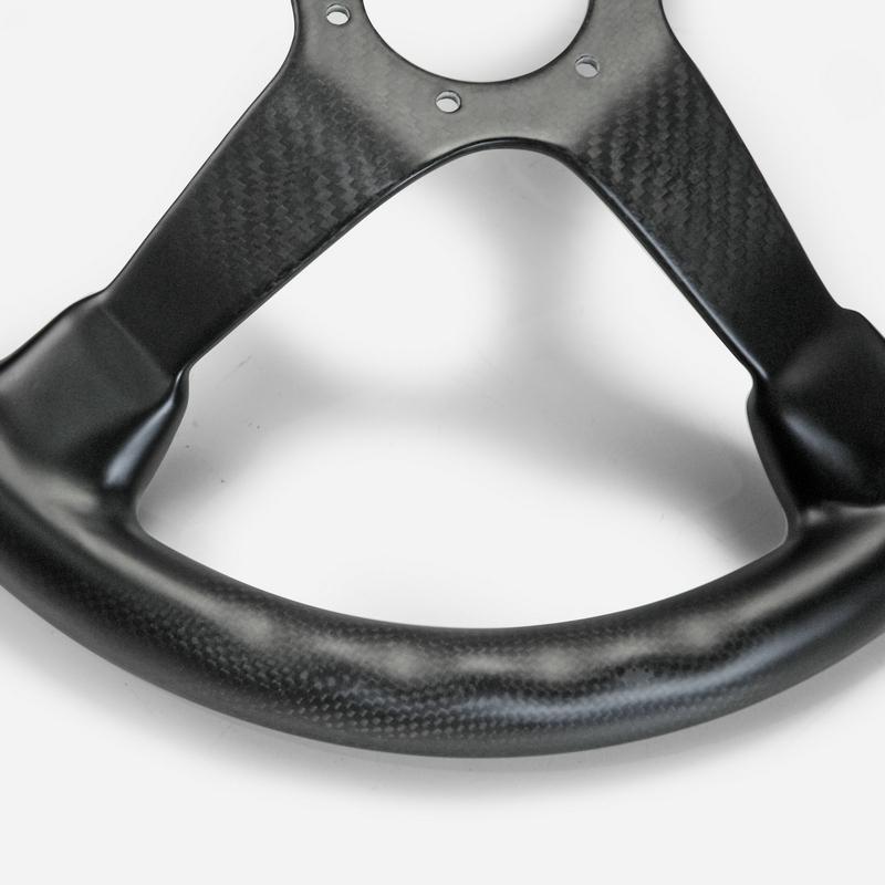 ドライカーボンステアリング ブラック ディープTYPE 超軽量 社外ステアリング ドライカーボンステアリング ブラック ディープTYPE 超軽量 社外