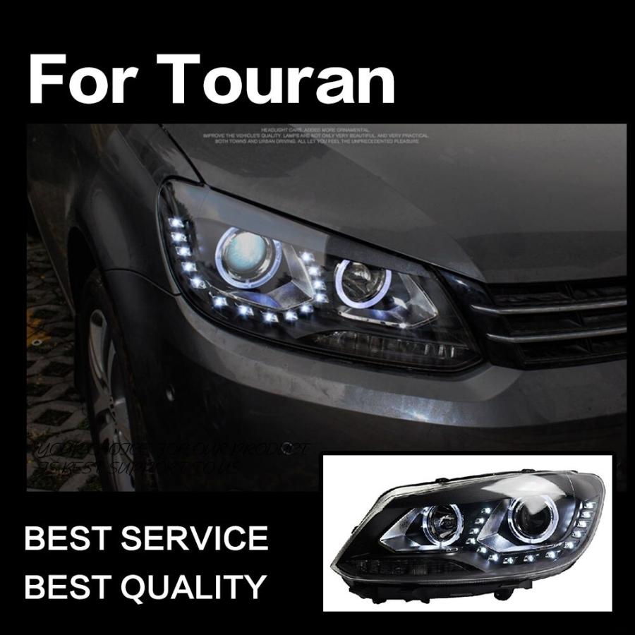 【点灯確認済み】【ポン付けOK】VW ゴルフトゥーラン　ヘッドライト　左右セット 点灯確認済み】【ポン付けOK】VW ゴルフトゥーランヘッドライト