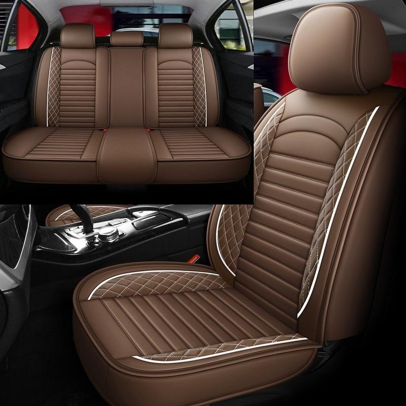 新作商品通販 シートカバー 車 ムラーノ Z50 Z51 Z52 レザー 前後席 5席セット 被せるだけ 日産 選べる5色 TANE C