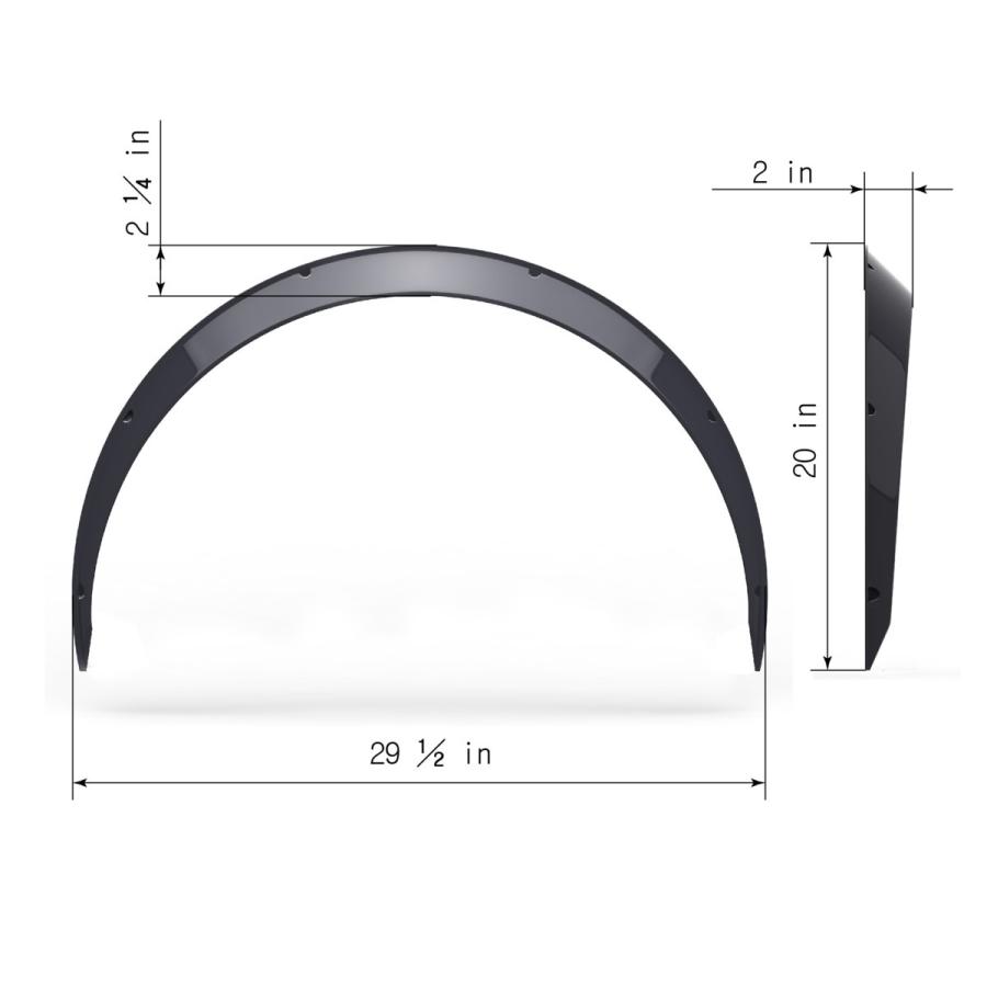 ホンダ（HONDA） オーバーフェンダー アコード CL7 50mm ユーロR ABS製