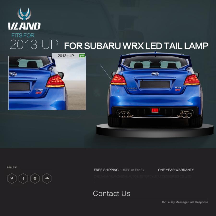 WRX STI LED テールライト S4 VAB VAF VAG スバル シーケンシャル