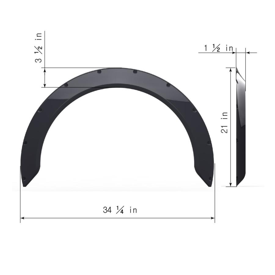 ホンダ（HONDA） オーバーフェンダー インテグラ DC5 タイプR 40mm ABS