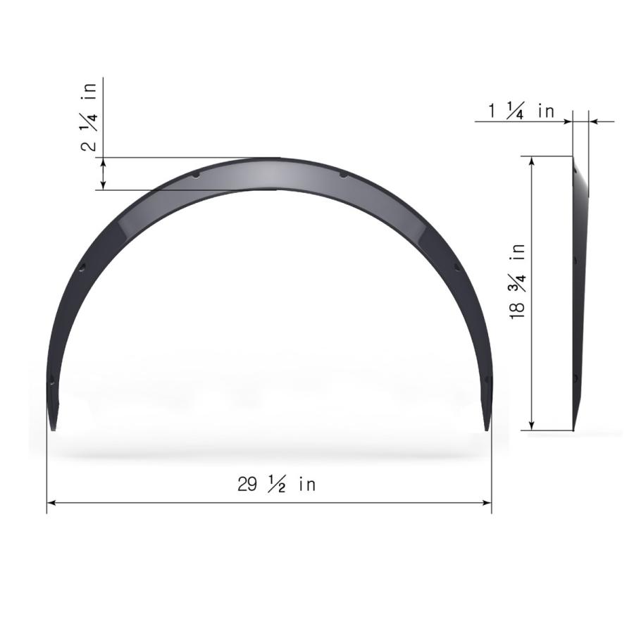 ホンダ（HONDA） オーバーフェンダー アコード CL7 30mm ユーロR ABS製