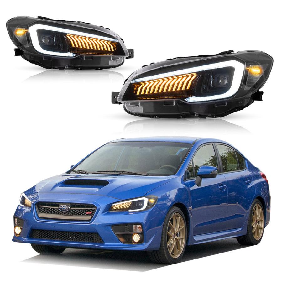 LED ヘッドライト WRX STI S4 レヴォーグ VAB VAF VAG VM4 VMG スバル