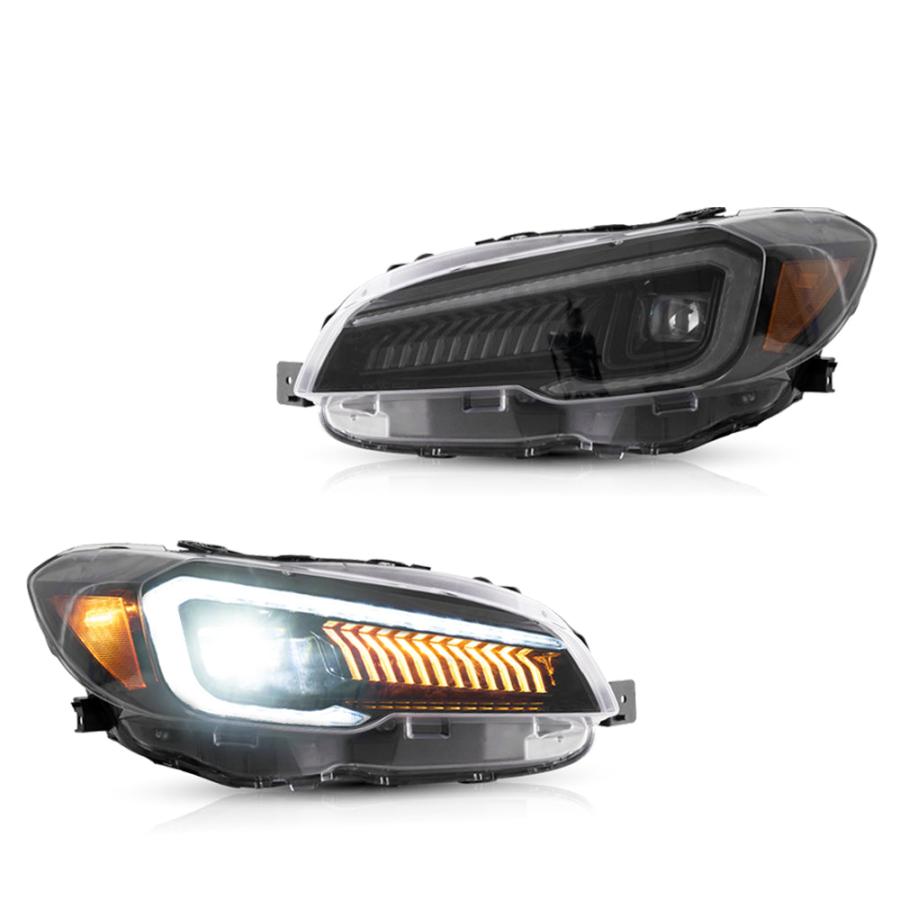 LED ヘッドライト WRX STI S4 レヴォーグ VAB VAF VAG VM4 VMG スバル シーケンシャルウィンカー VLAND｜510supply2｜03