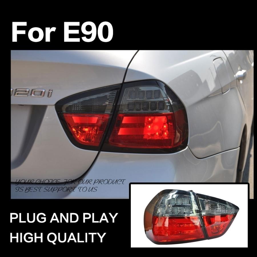 BMW - テールランプ E90 3続きもの 尾っぽ照明ランプ LED TYPE-B 赤いこと AKD ライト、レンズ-LED