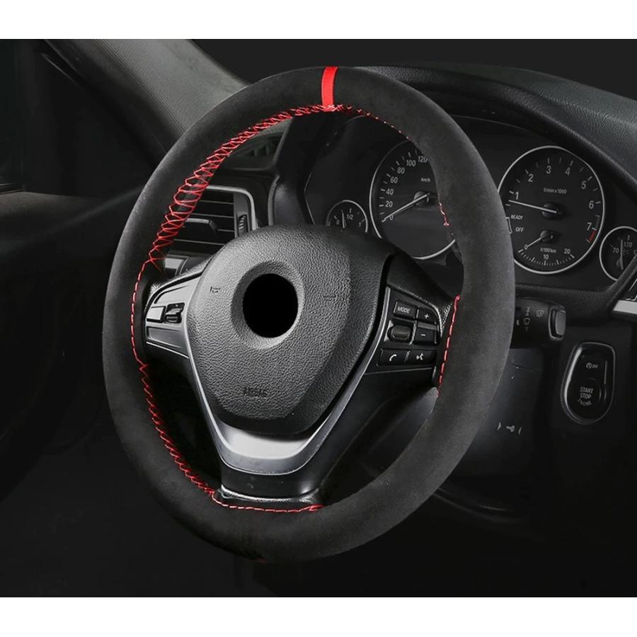 スズキ（SUZUKI） スエード ハンドルカバー スイフト ZC31S ZC32S