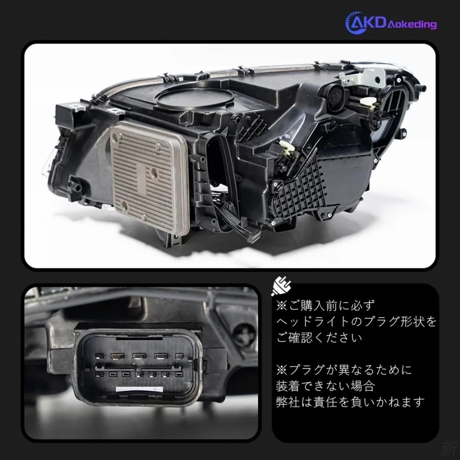 BMW LED ヘッドライト ヘッドランプ 7シリーズ F01 F02 後期 13-15 BMW