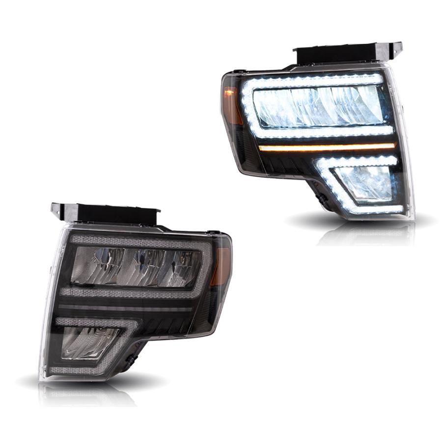 LED ヘッドライト F150 P415 09-14 フォード シーケンシャルウィンカー VLAND