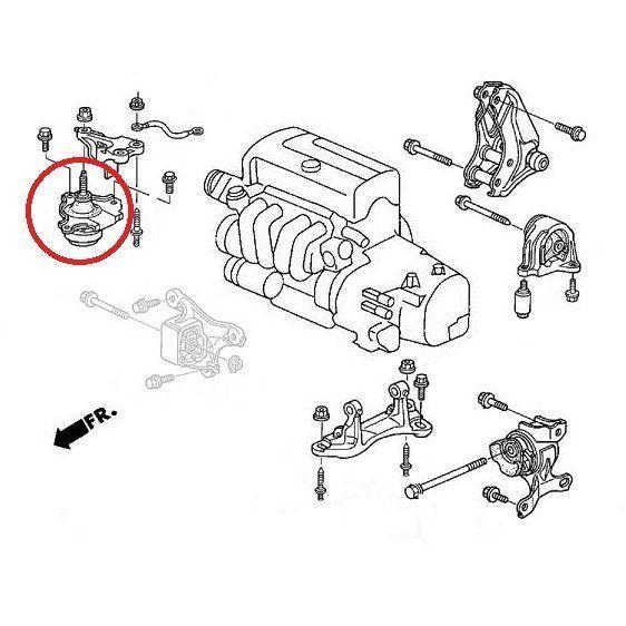 ホンダ エンジンマウントセット EP3 シビック DC5 インテグラ タイプR  