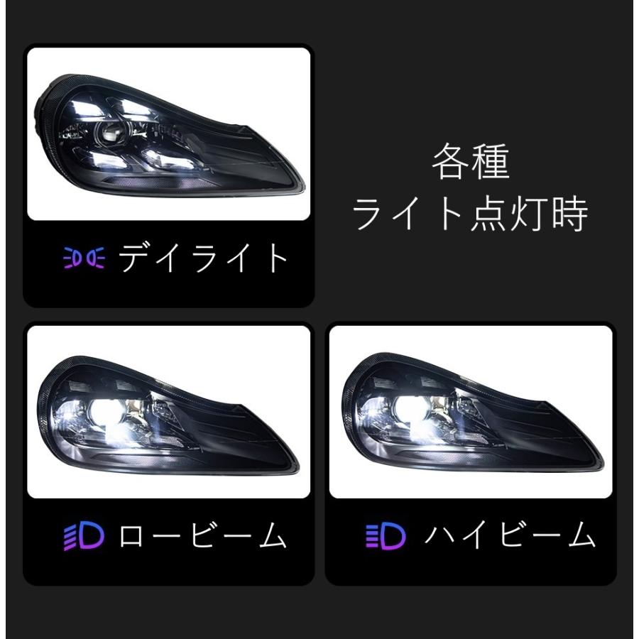 LED ヘッドライト ヘッドランプ ポルシェ カイエン 957 2007-2010 AOKEDING｜510supply2｜03