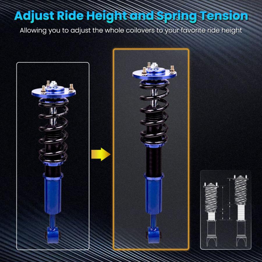 リンエイサスペンションスプリング 4本セット グレー 【公式通販】