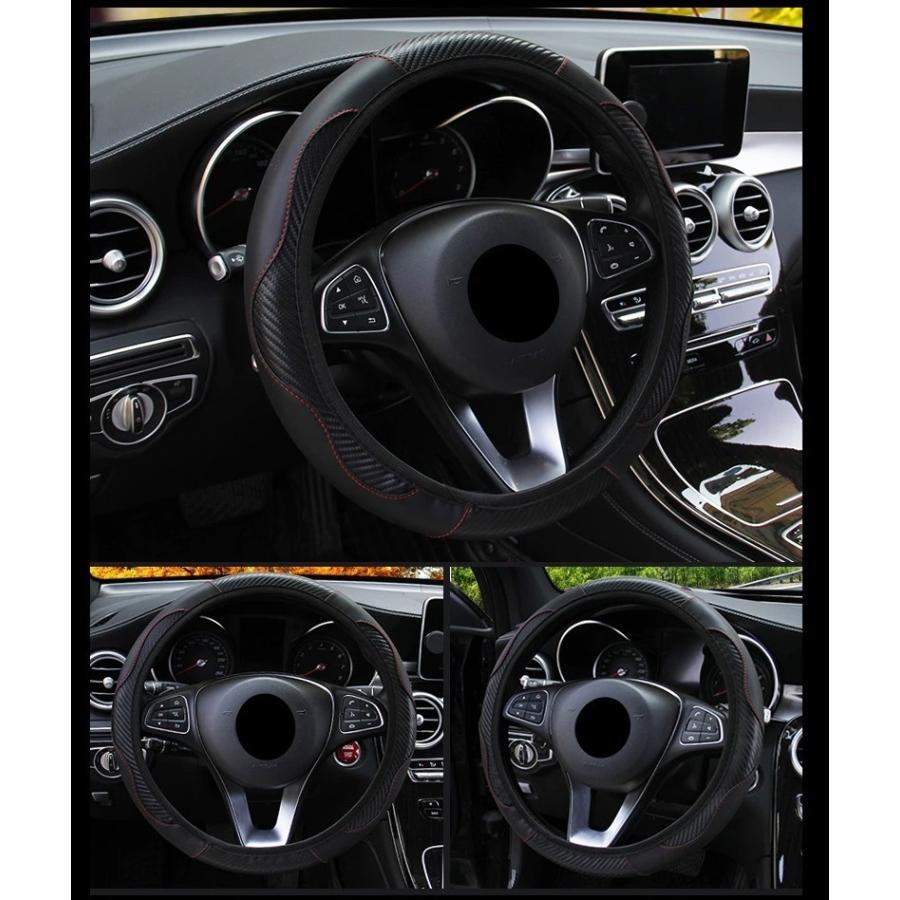 ハンドルカバー ムラーノ Z50 Z51 Z52 ステアリングカバー 高品質 快適な通気性 滑り防止 日産 CARSUN｜510supply2｜02