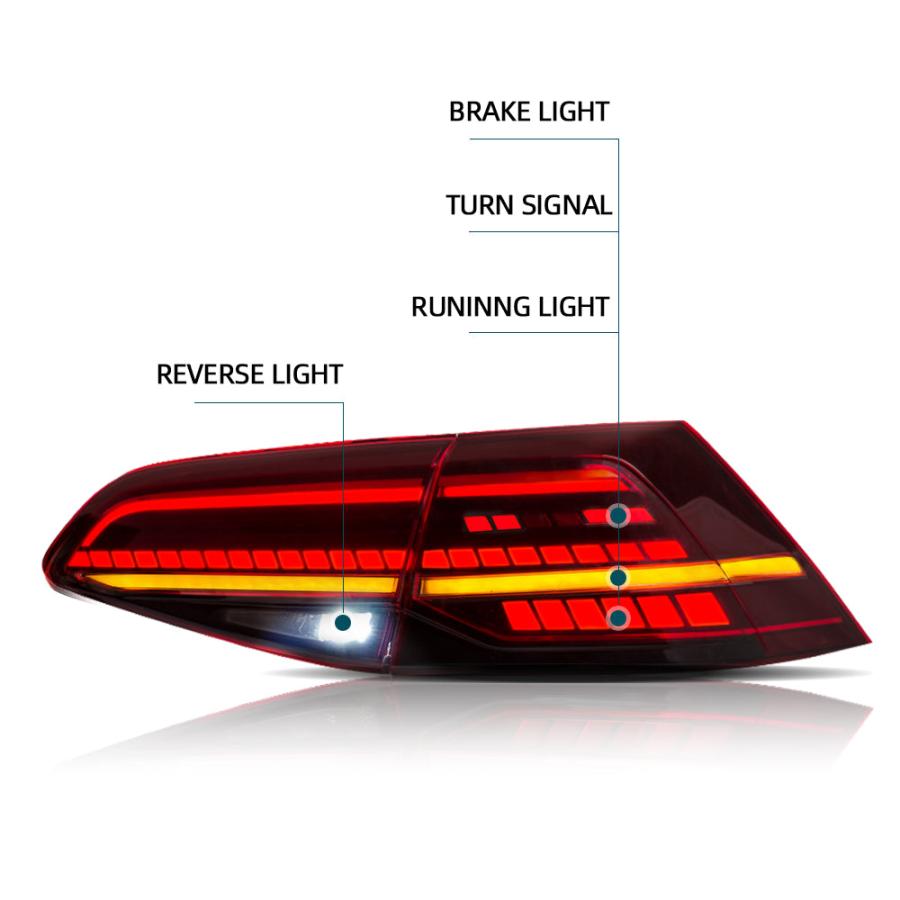 フォルクスワーゲン（Volkswagen） LED テールライト ゴルフ 7 5G GOLF
