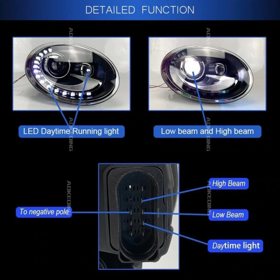 フォルクスワーゲン　ビートル　壁掛けライト Amazon | 車種専用 ドア カーテシランプユニット ザ・ビートル