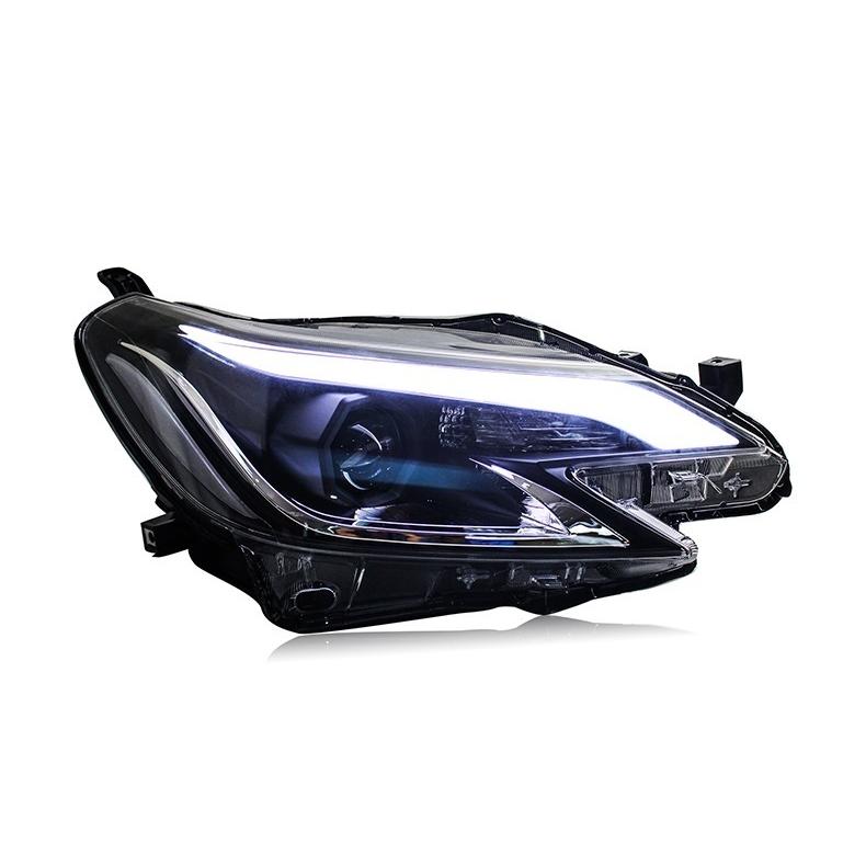 LEDヘッドライト クリア/ブラック(GRX130) トヨタ ヘッドライト 130系 マークX GRX130 LED RSU製 後期型