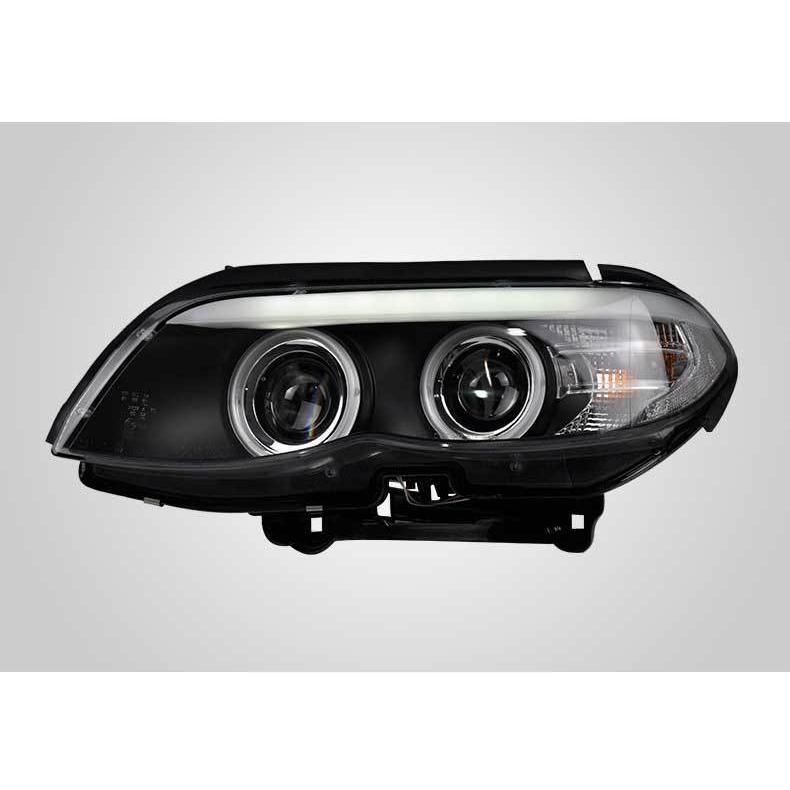 ヘッドライト BMW E53 X5 LED 後期型 '03-'06 クリア AKDの画像