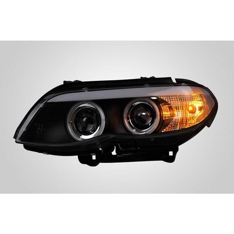 ヘッドライト BMW E53 X5 LED 後期型 '03-'06 クリア AKDの画像