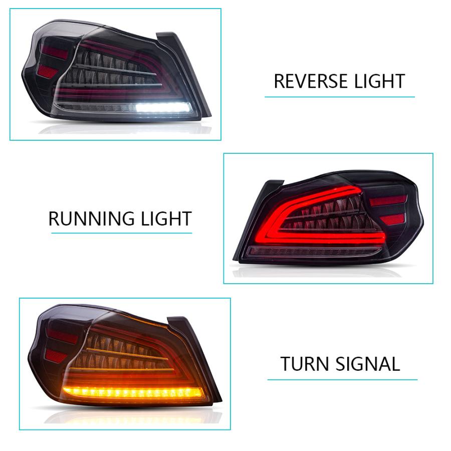 WRX STI LED テールライト VAG VAB スバル シーケンシャルウィンカー