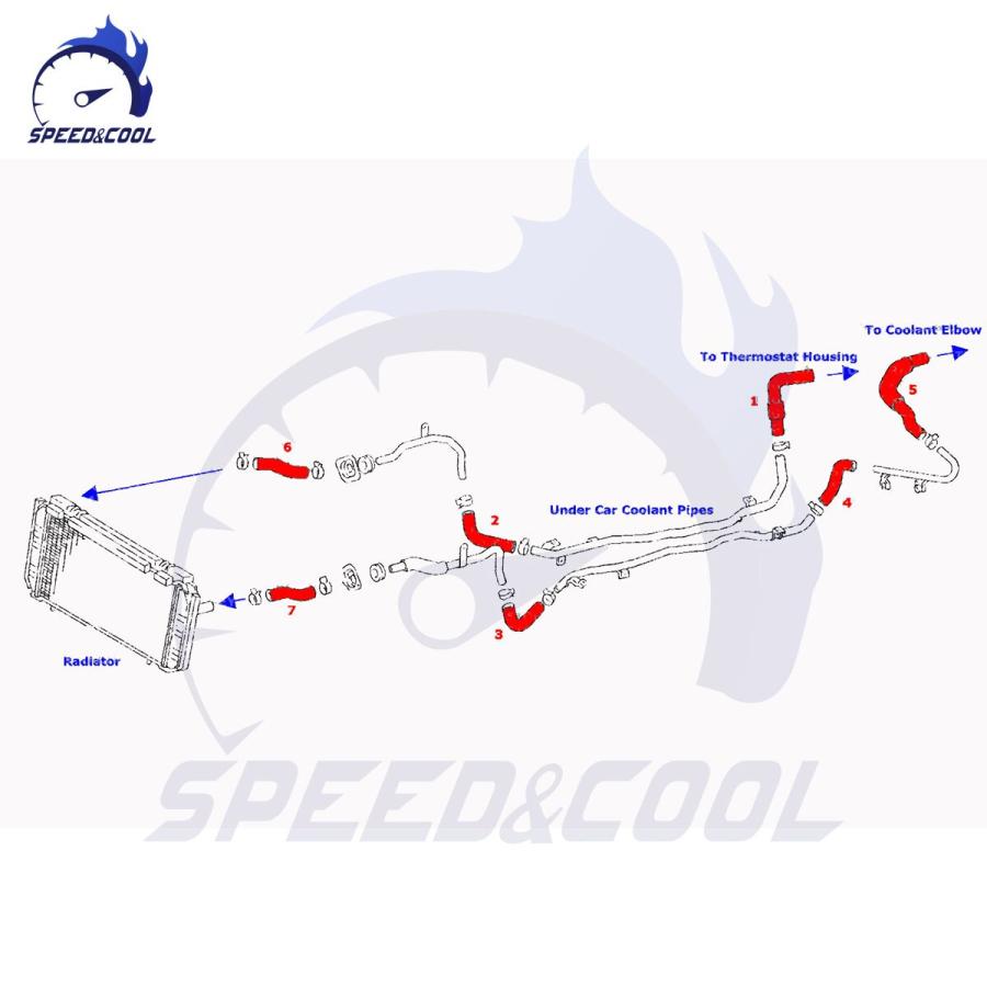 トヨタ（TOYOTA） ラジエターホース MR2 MR-2 SW20 3S-GE 1-2型 89-93