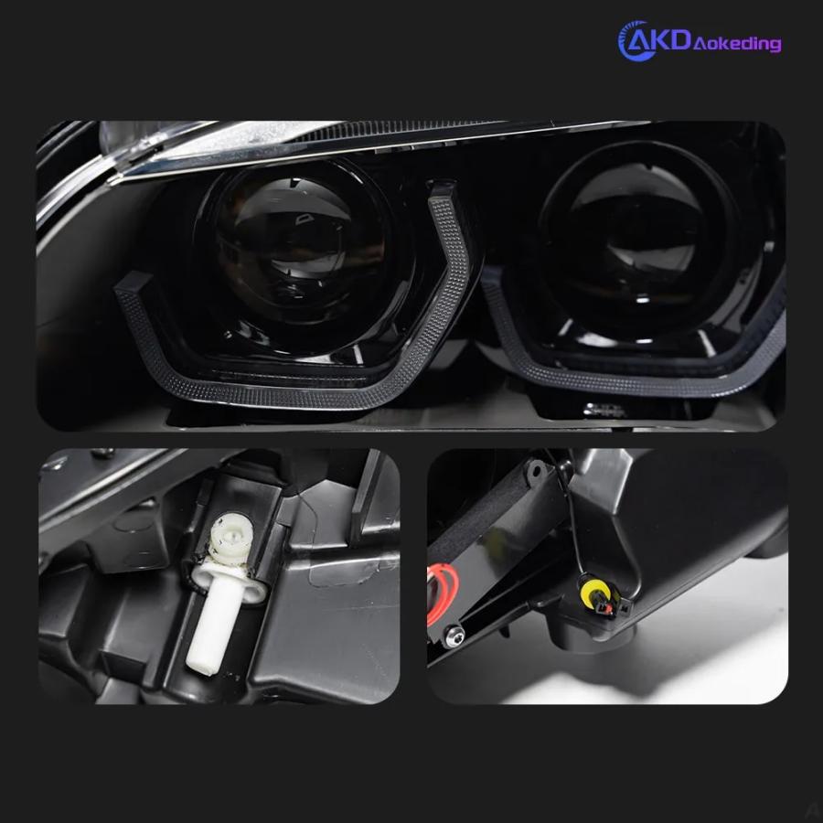 LED ヘッドライト ヘッドランプ BMW X1 E84 2009-2015 AKDの画像