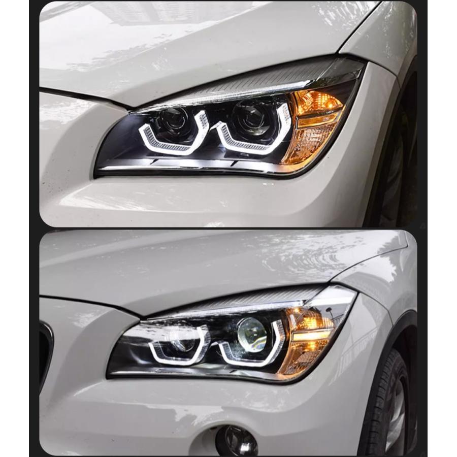 LED ヘッドライト ヘッドランプ BMW X1 E84 2009-2015 AKDの画像