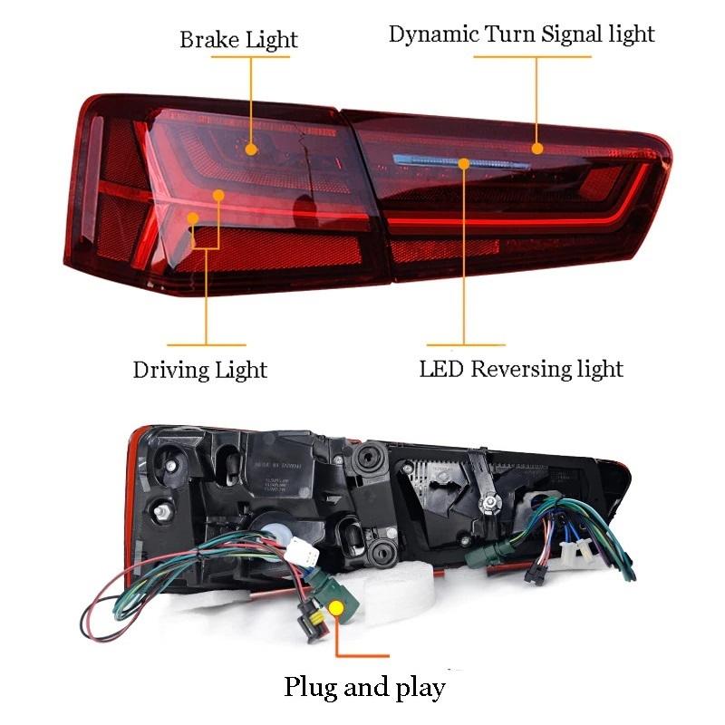 A6　C7　アウディ　 純正　 テール　ライト　ランプ　LED　右 Audi（アウディ） テールライト AUDI A6 C7 テールランプ LED RSU製