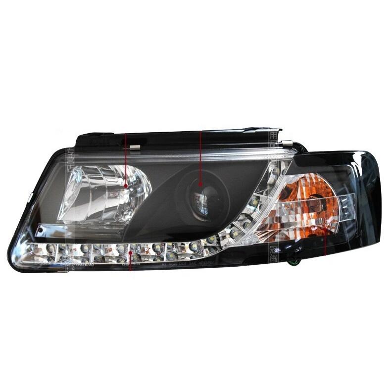LED ヘッドライト パサート B5 フォルクスワーゲン AOKEDING タイプA クリア