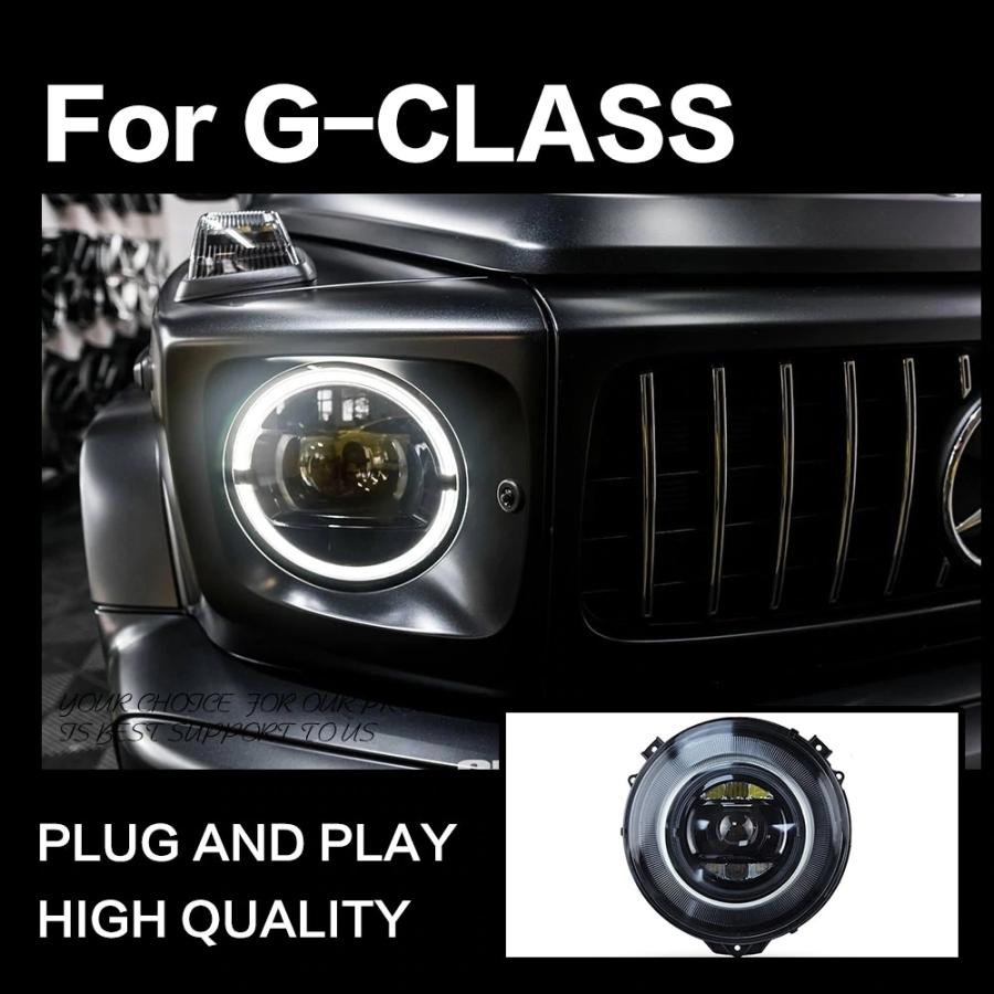 ヘッドライト メルセデス・ベンツ W463 Gクラス LED G350 G500 G55 G63 クリア AKD
